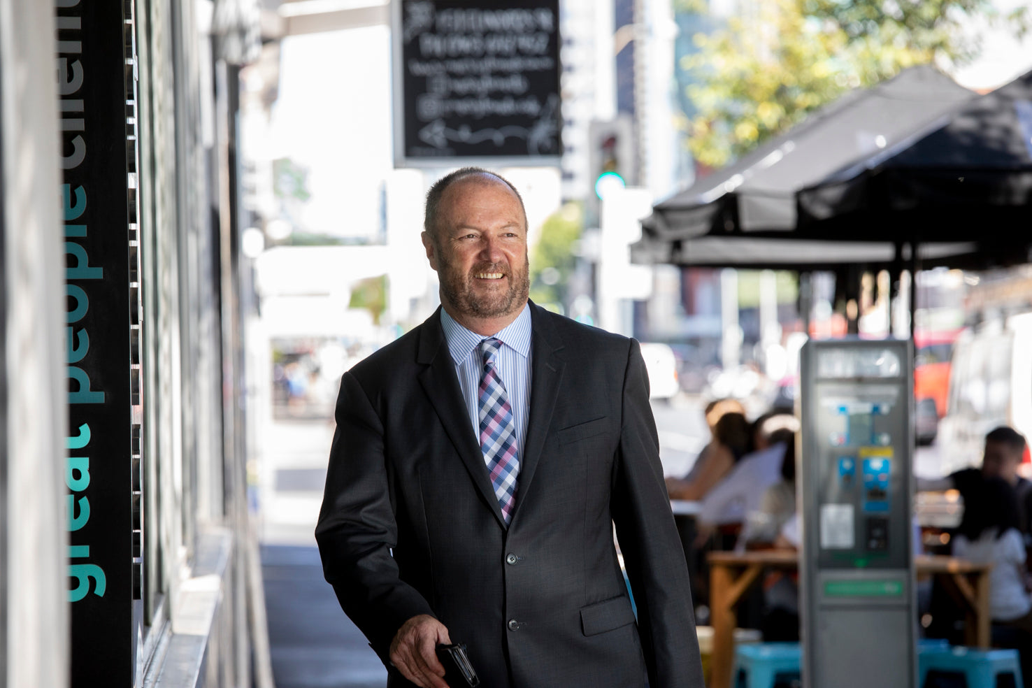 Rod Buchecker walking in Adelaide